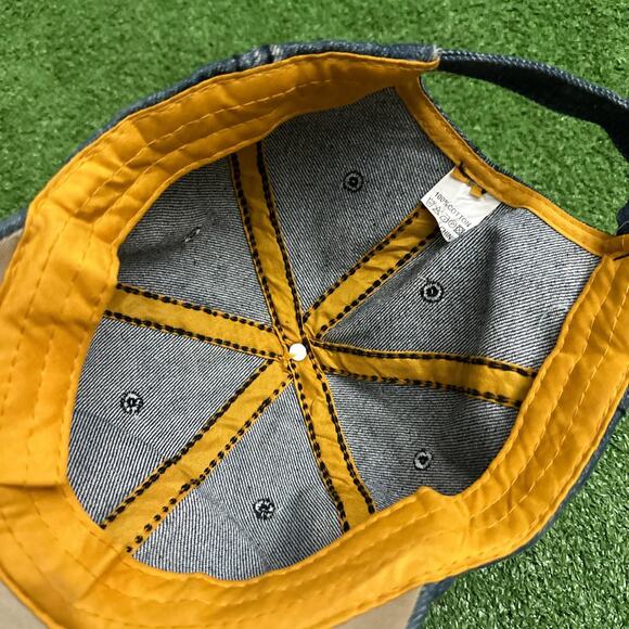 Vintage Rhinestone Crown Denim Cap - Picture 2 of 3